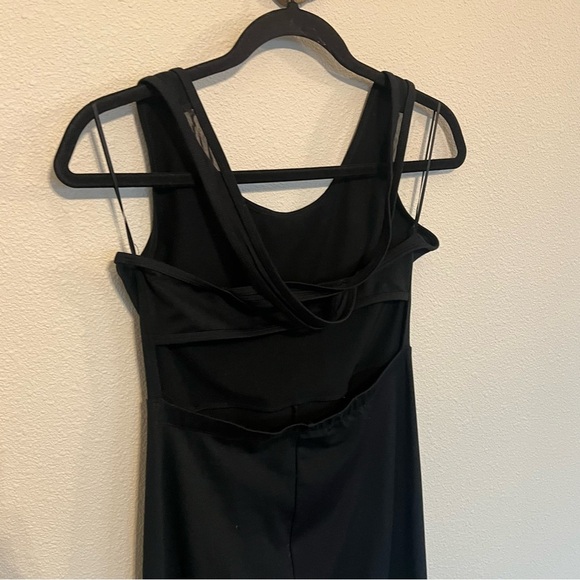 Carbon38 Flow Jumpsuit Black Activewear Workout Women’s Medium - Picture 9 of 14